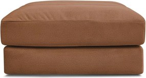 Pomarańczowy aksamitny podnóżek Sierra – Bobochic Paris