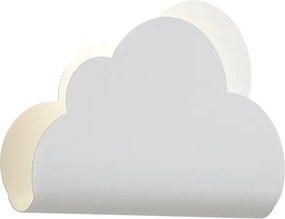 Dziecięca lampa ścienna Biała Chmurka ze Słońcem - Cloudy Dla dzieci Oswietlenie wewnetrzne