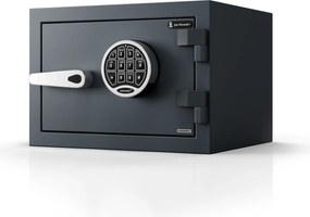 Sejf S2 antywłamaniowy, ognioodporny, elektroniczny na kod, na dokumenty, 400x280x340 mm: EDGAR