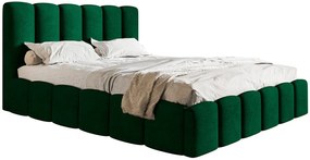 Łóżko pluszowe z pojemnikiem na pościel 160x200 S2-E91