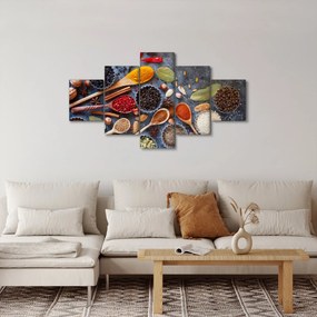 Obraz - Przyprawy (125x70 cm)