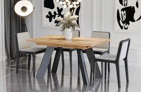 Stół rozkładany COMO 130(210)x80 dąb złoty craft ENDO