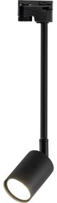 Żyrandol na drążku do systemu szynowego TOP 1xGU10/10W/230V czarny
