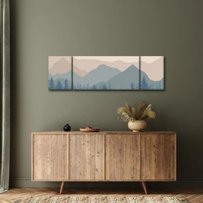 Obraz - Góry Turkusowe N⁰1 (170x50 cm)