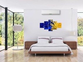 Obraz - szczegóły kwiatów (125x70 cm)