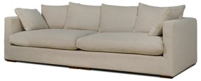 Beżowa sztruksowa sofa 266 cm Comfy – Scandic