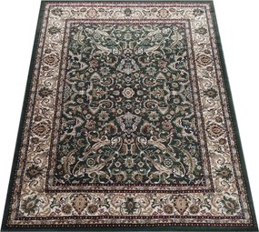 Zielony stylowy dywan w stylu rustykalnym S1-H95