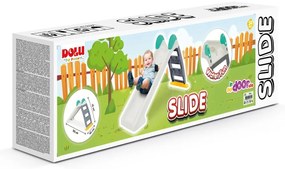 Dolu Składana zjeżdżalnia dla dzieci biały, 72 x 133 x 45 cm