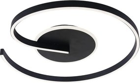 Lampa sufitowa LED LORENZO LED/22W/230V śr. 50 cm czarna