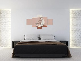 Obraz - Boho leaves N⁰2 (125x70 cm)