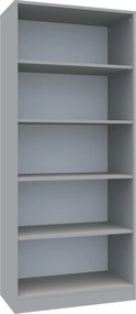 Regał biurowy z półkami Simple, 80x40x185 cm, index 80-5P