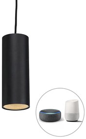 Inteligentna lampa wisząca czarna z WiFi GU10 - TuboDesignerski Oswietlenie wewnetrzne