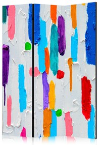 Parawan akustyczny Tła i desenie 135x172 cm 3-częściowy niebieski ARTGEIST B