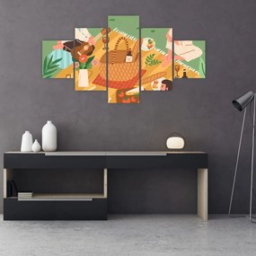 Obraz - Letnia miłość (125x70 cm)