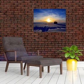 Obraz - krajobraz polarny (70x50 cm)