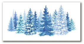 Obraz Canvas Choinki Śnieg Święta Zima