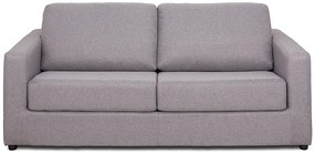 Kanapa 3-osobowa rozkładana z szarej tkaniny DONETO
