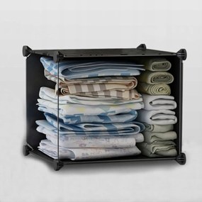 Składana szafa modułowa 146×110×36 cm – kompaktowa i trwała