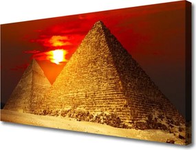 Obraz na płótnie Majestatyczne Piramidy w Gizie