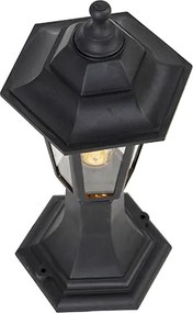 Klasyczna lampa podłogowa zewnętrzna czarna 42,2 cm IP44 - New Haven