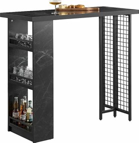 Wysoki stół, lada barowa z półka FWT100-SCH