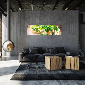 Obraz świeżej mięty (170x50 cm)