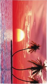 Szybkoschnący XXL ręcznik plażowy SERENA kolorowy 150 x 210 cm, 100% mikrofibra