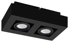 Eglo 31063 - LED oprawa punktowa MENDOZA 2xLED/4,7W/230V 3000K czarna