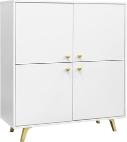 Komoda GALIO 140 cm do Salonu Sypialni Biały