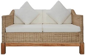 Sofa Otma 2B dwusobowa - naturalny rattan