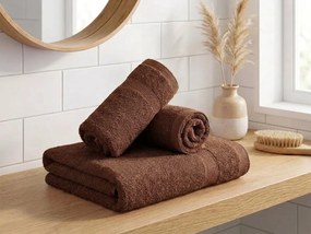 Ręcznik BASIC SMALL ciemny brąz