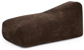 Ciemnobrązowy sztruksowy worek do siedzenia Snug 130 – SLOWDOWN