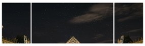Obraz - Luwr w nocy (170x50 cm)