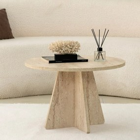 Stolik konferencyjny Mushroom Travertine