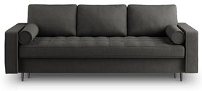 Ciemnoszara rozkładana sofa Milo Casa Santo