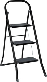 Drabina metalowa 3 stopniowa, 73,5 x 105,3 cm