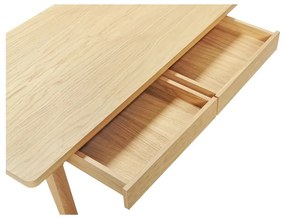 Stolik w dekorze dębu w naturalnym kolorze 60x120 cm Nice – Woodman
