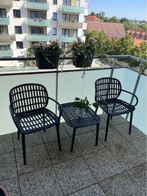 Doppler POLIKORO - balkonowy plastikowy zestaw wypoczynkowy - Towar z drobną wadą (N520)