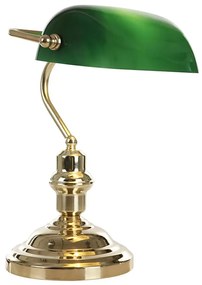 GLOBO 2491 - Lampa stołowa ANTIQUE 1xE27/60W zielona