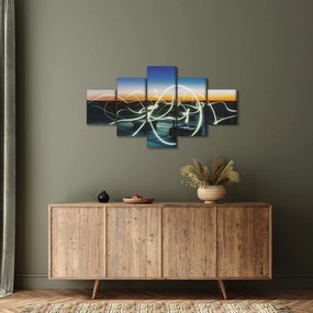 Obraz - widok nieba z dachu (125x70 cm)