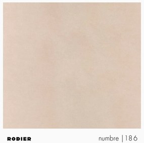 Beżowy aksamitny podnóżek Villet – Rodier
