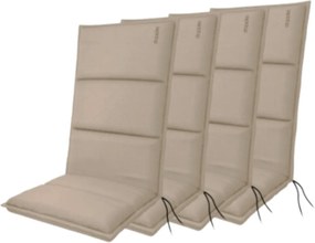 Doppler CITY 4417 wysoki - set 4 szt. set 4 szt. poduszek na krzesło z wysokim oparciem