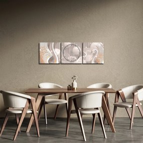 Obraz - Przeklęte łabędzie (z zegarem) (90x30 cm)