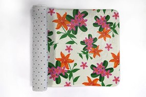 Antypoślizgowy dywanik łazienkowy Antypoślizgowy dywanik łazienkowy Kwiatowy wzór