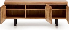 Szafka pod TV z litego drewna akacjowego w naturalnym kolorze 150x58x40 cm Uxue – Kave Home