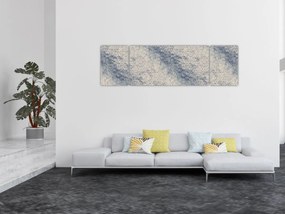 Obraz - Wzór fali (170x50 cm)