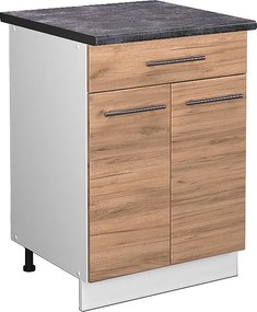 Szafka dolna do kuchni złoty dąb energetyczny 60x60x82 fame-line