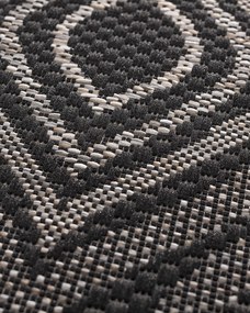 Dywan Breeze black/ clif grey 120 x 170 cm