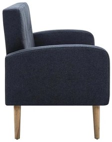 Trzyosobowa sofa pikowana ciemnoszara - Anita 3Q