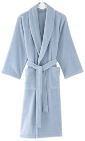 Unisex szlafrok MICRO COTTON M Jasnoniebieski